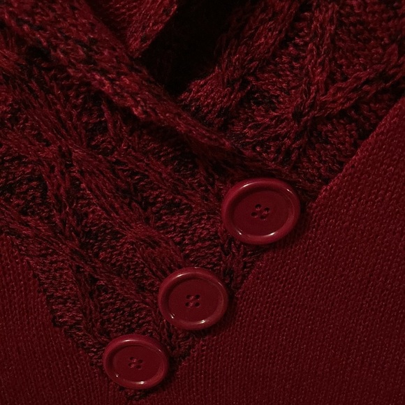 NWT Burgundy Sweater - Picture 5 of 5